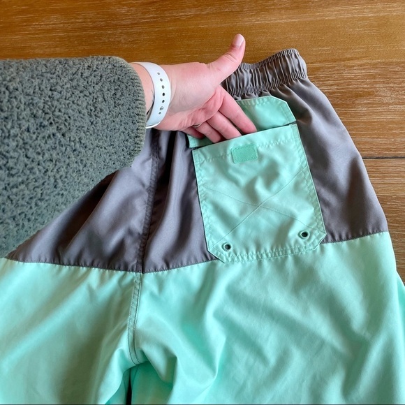 George Men's Mint Green / Blue and Gray Swim Trunks With Back Pocket Size XL - Picture 10 of 12
